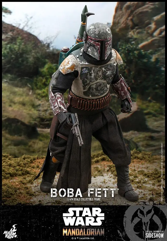 Star Wars The Mandalorian Figurina de Acțiune 1/6 Boba Fett 30 cm poza produsului