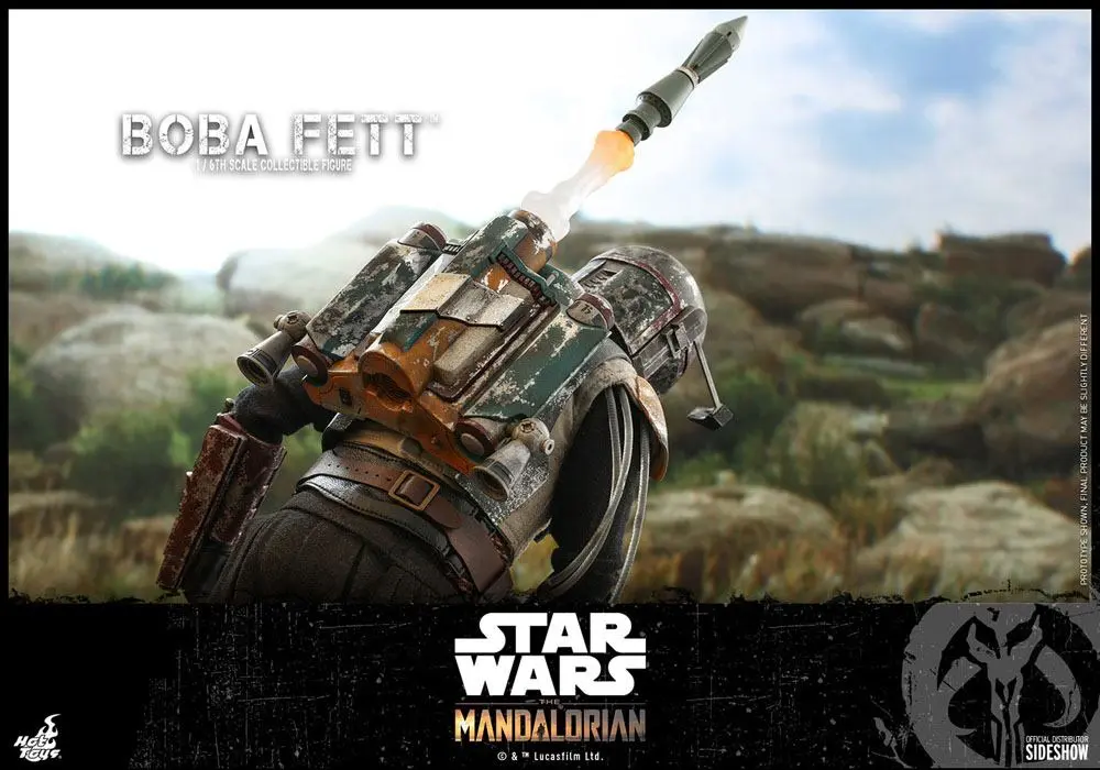 Star Wars The Mandalorian Figurina de Acțiune 1/6 Boba Fett 30 cm poza produsului