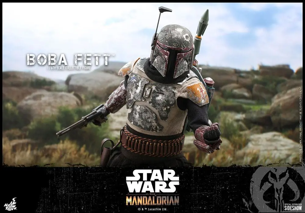 Star Wars The Mandalorian Figurina de Acțiune 1/6 Boba Fett 30 cm poza produsului
