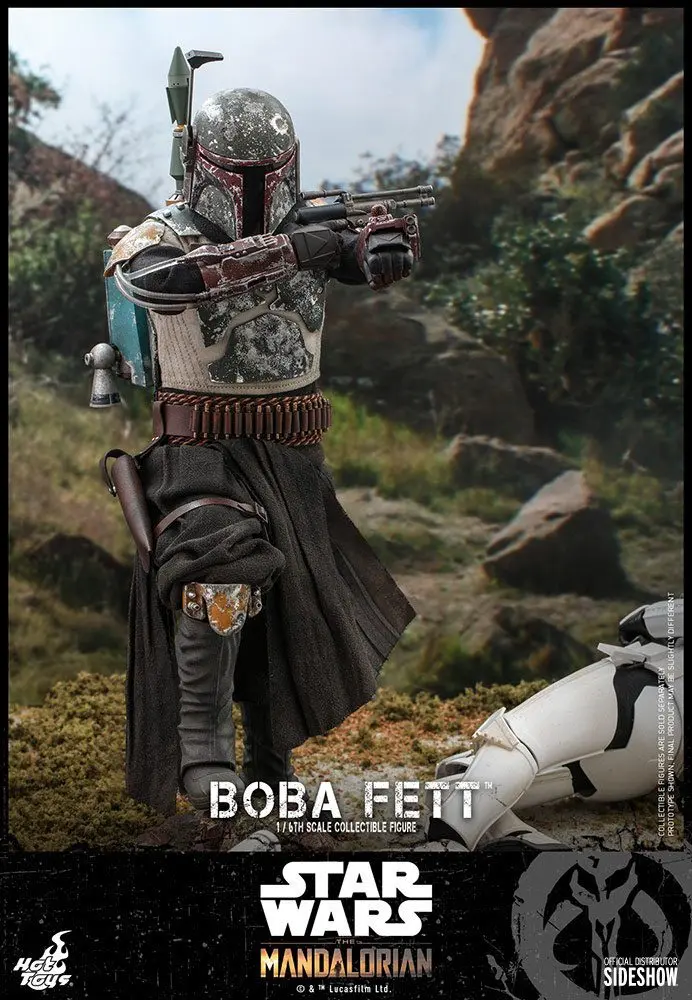 Star Wars The Mandalorian Figurina de Acțiune 1/6 Boba Fett 30 cm poza produsului