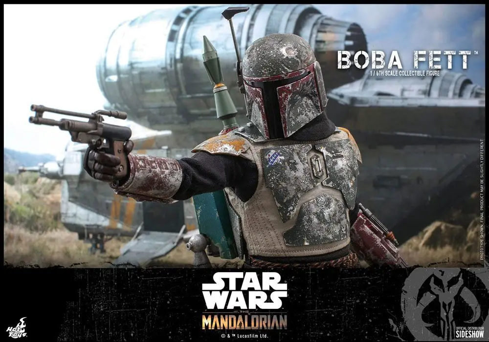 Star Wars The Mandalorian Figurina de Acțiune 1/6 Boba Fett 30 cm poza produsului