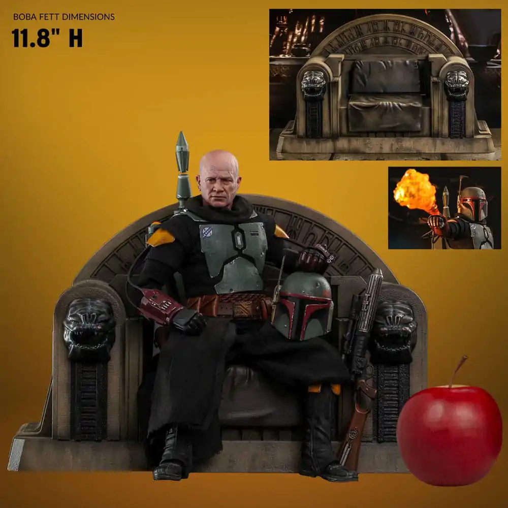 Star Wars: The Mandalorian Figurina de Acțiune 1/6 Boba Fett Repaint Armor and Throne Special Edition 30 cm poza produsului