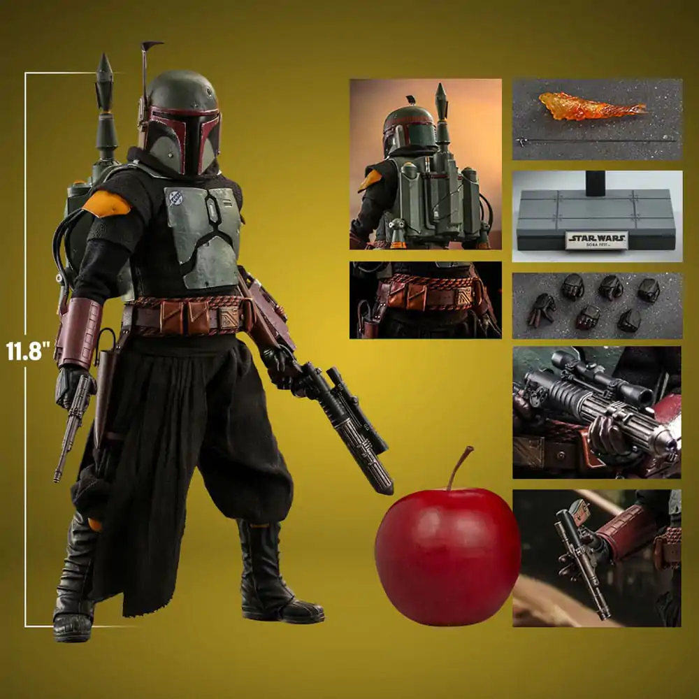 Star Wars: The Mandalorian Figurina de acțiune 1/6 Boba Fett Repaint Armor Special Edition 30 cm poza produsului