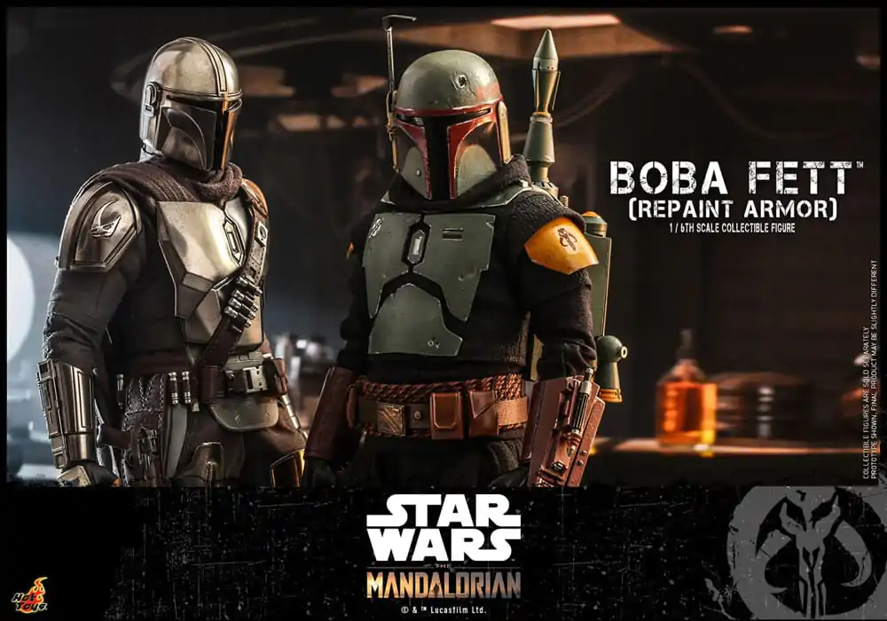 Star Wars: The Mandalorian Figurina de acțiune 1/6 Boba Fett Repaint Armor Special Edition 30 cm poza produsului