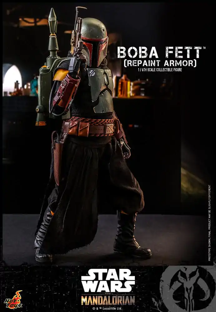 Star Wars: The Mandalorian Figurina de acțiune 1/6 Boba Fett Repaint Armor Special Edition 30 cm poza produsului