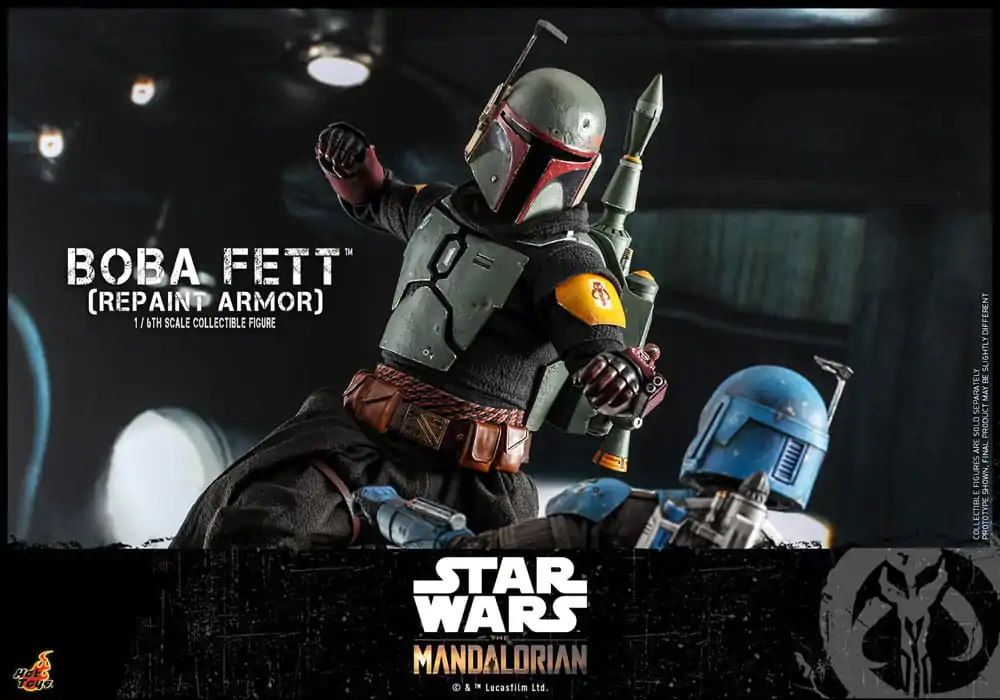 Star Wars: The Mandalorian Figurina de acțiune 1/6 Boba Fett Repaint Armor Special Edition 30 cm poza produsului