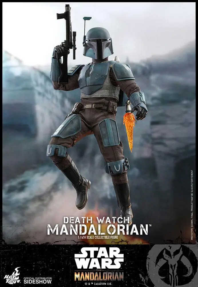 Star Wars The Mandalorian Figurina de acțiune 1/6 Death Watch Mandalorian 30 cm poza produsului