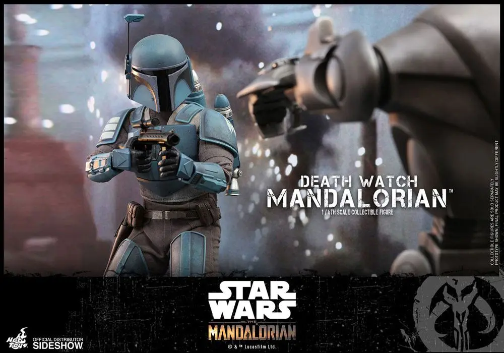 Star Wars The Mandalorian Figurina de acțiune 1/6 Death Watch Mandalorian 30 cm poza produsului