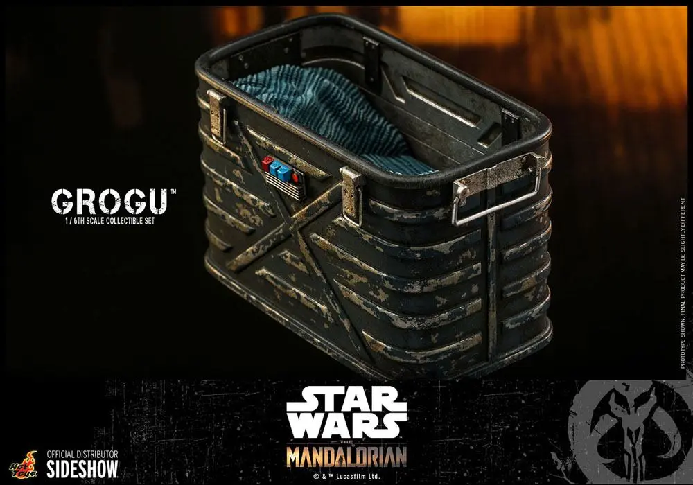 Star Wars The Mandalorian Figurine de acțiune 1/6 Grogu poza produsului