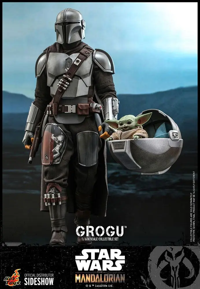 Star Wars The Mandalorian Figurine de acțiune 1/6 Grogu poza produsului