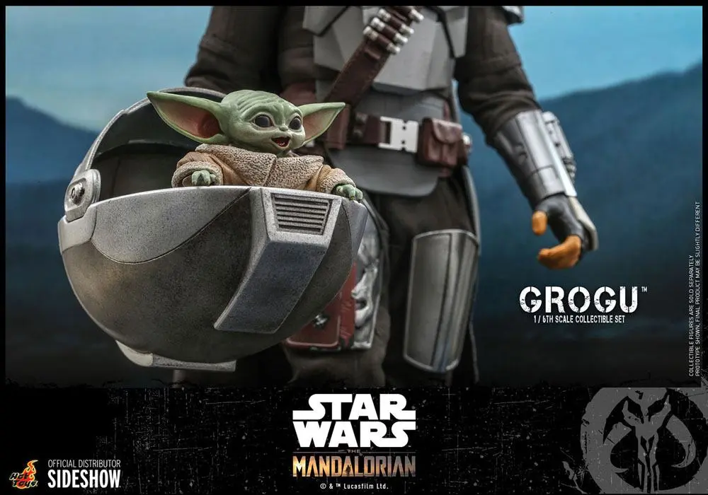 Star Wars The Mandalorian Figurine de acțiune 1/6 Grogu poza produsului