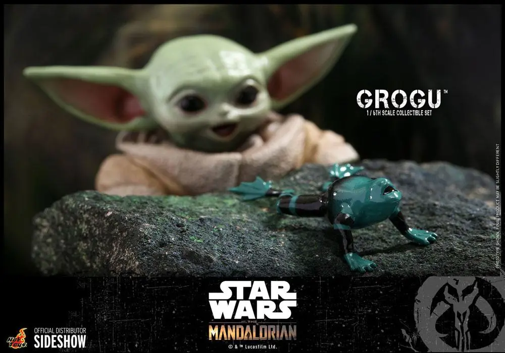 Star Wars The Mandalorian Figurine de acțiune 1/6 Grogu poza produsului