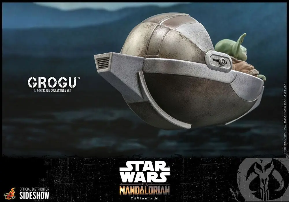 Star Wars The Mandalorian Figurine de acțiune 1/6 Grogu poza produsului