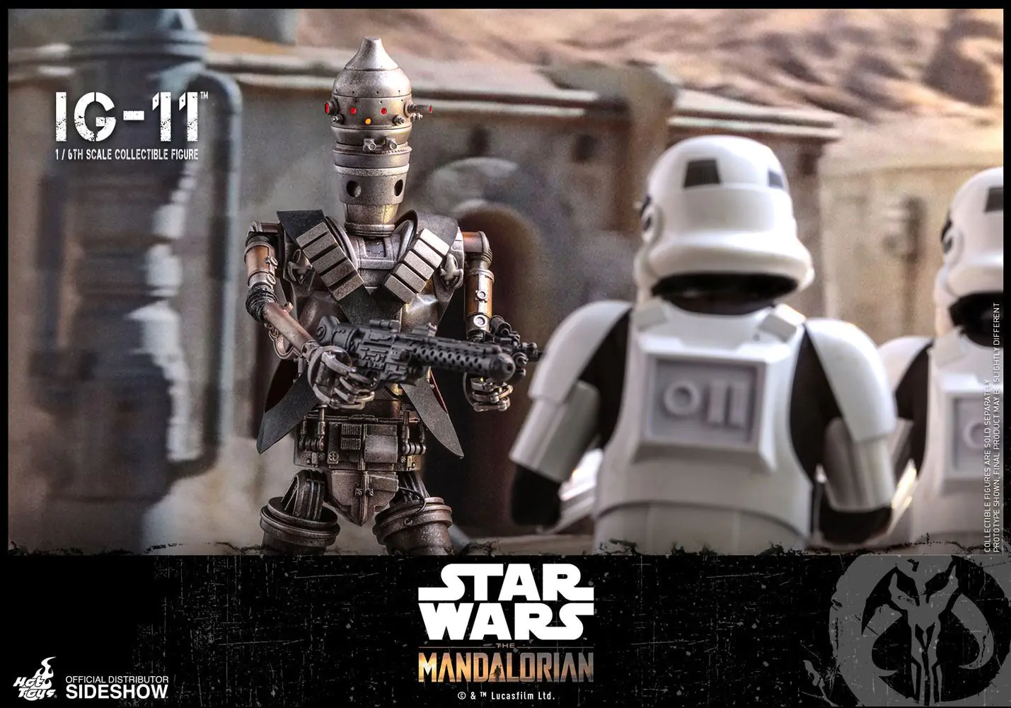 Star Wars The Mandalorian Figurina de Acțiune 1/6 IG-11 36 cm poza produsului