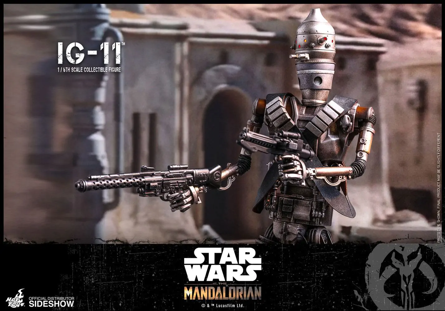 Star Wars The Mandalorian Figurina de Acțiune 1/6 IG-11 36 cm poza produsului