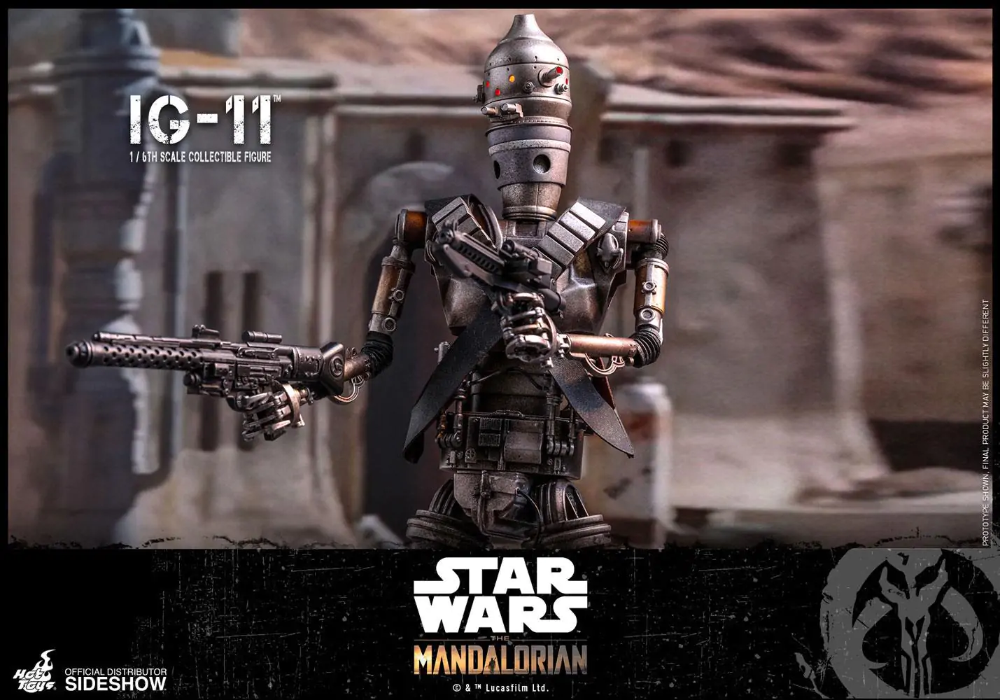 Star Wars The Mandalorian Figurina de Acțiune 1/6 IG-11 36 cm poza produsului