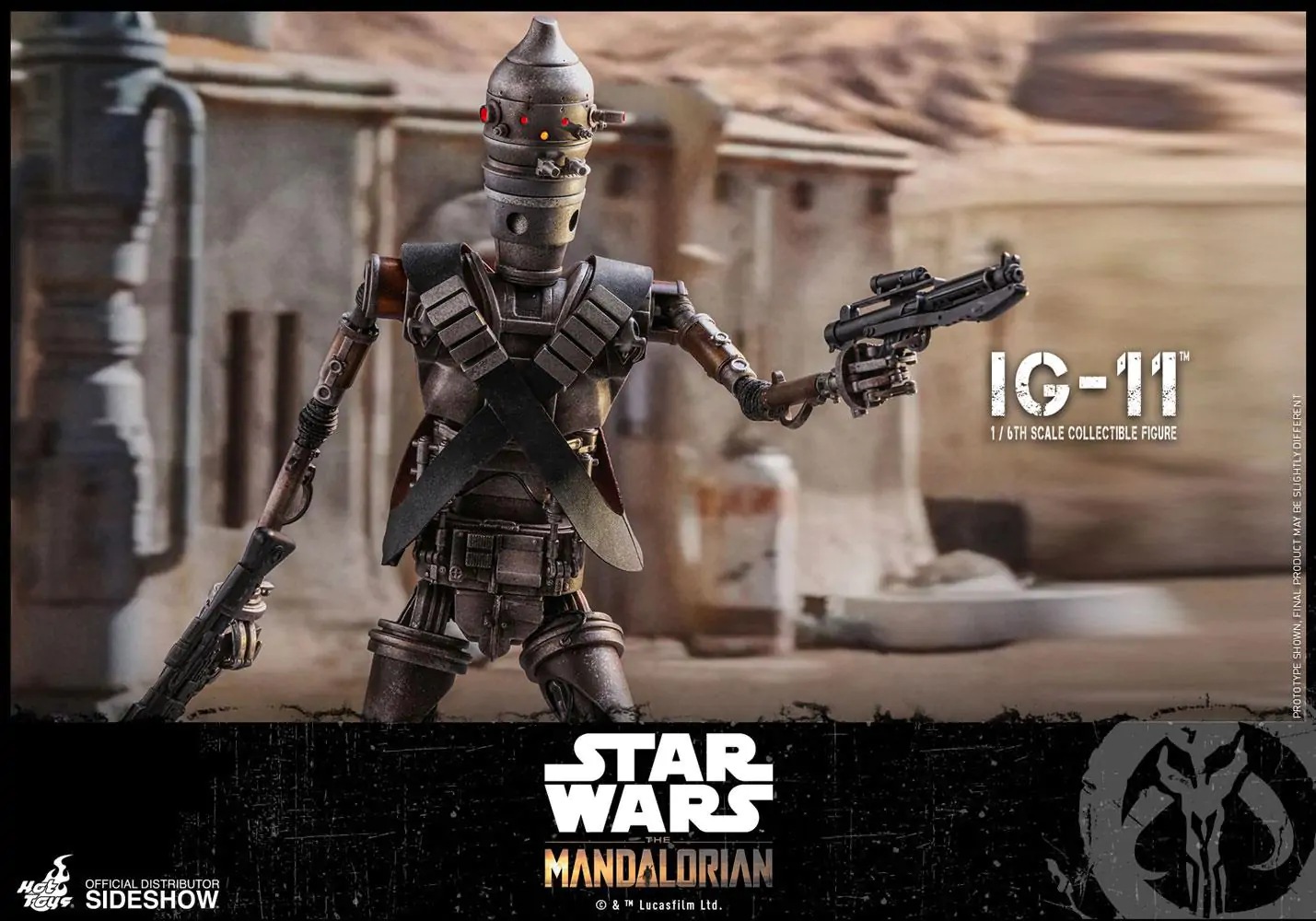 Star Wars The Mandalorian Figurina de Acțiune 1/6 IG-11 36 cm poza produsului