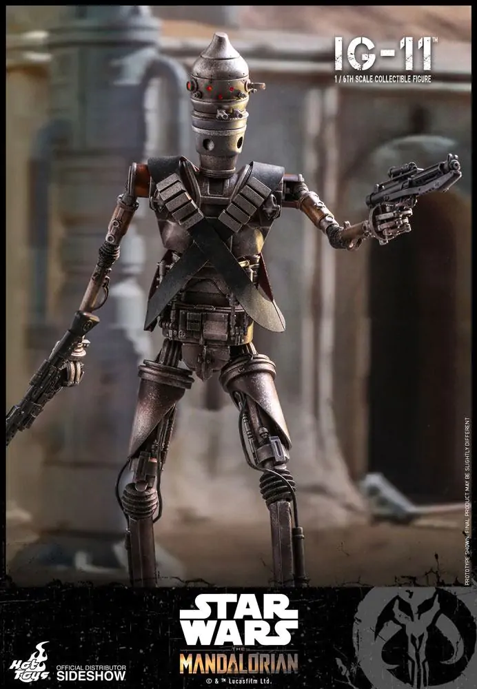 Star Wars The Mandalorian Figurina de Acțiune 1/6 IG-11 36 cm poza produsului