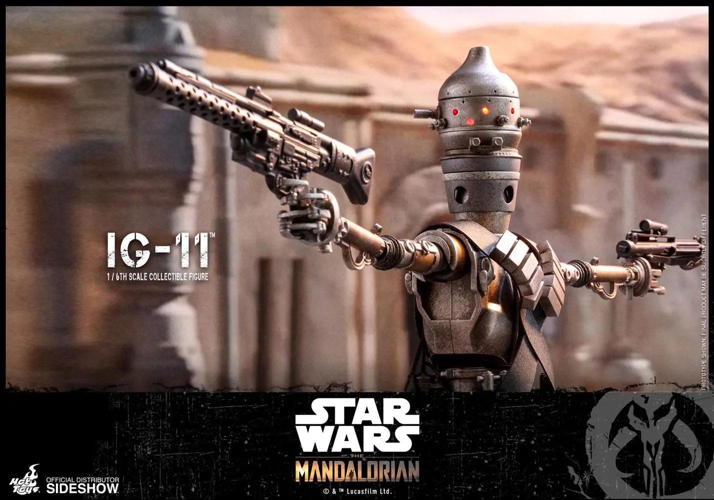 Star Wars The Mandalorian Figurina de Acțiune 1/6 IG-11 36 cm poza produsului