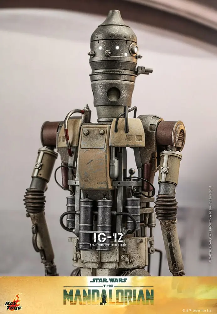 Star Wars: The Mandalorian Figurina de Acțiune 1/6 IG-12 36 cm poza produsului