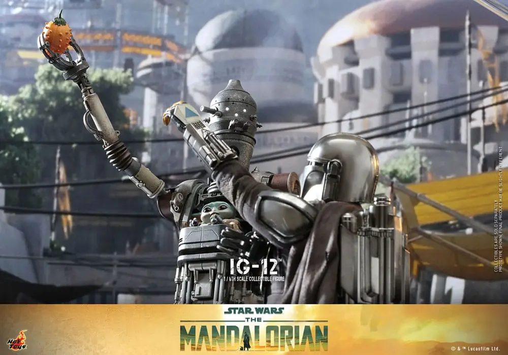 Star Wars: The Mandalorian Figurina de Acțiune 1/6 IG-12 36 cm poza produsului