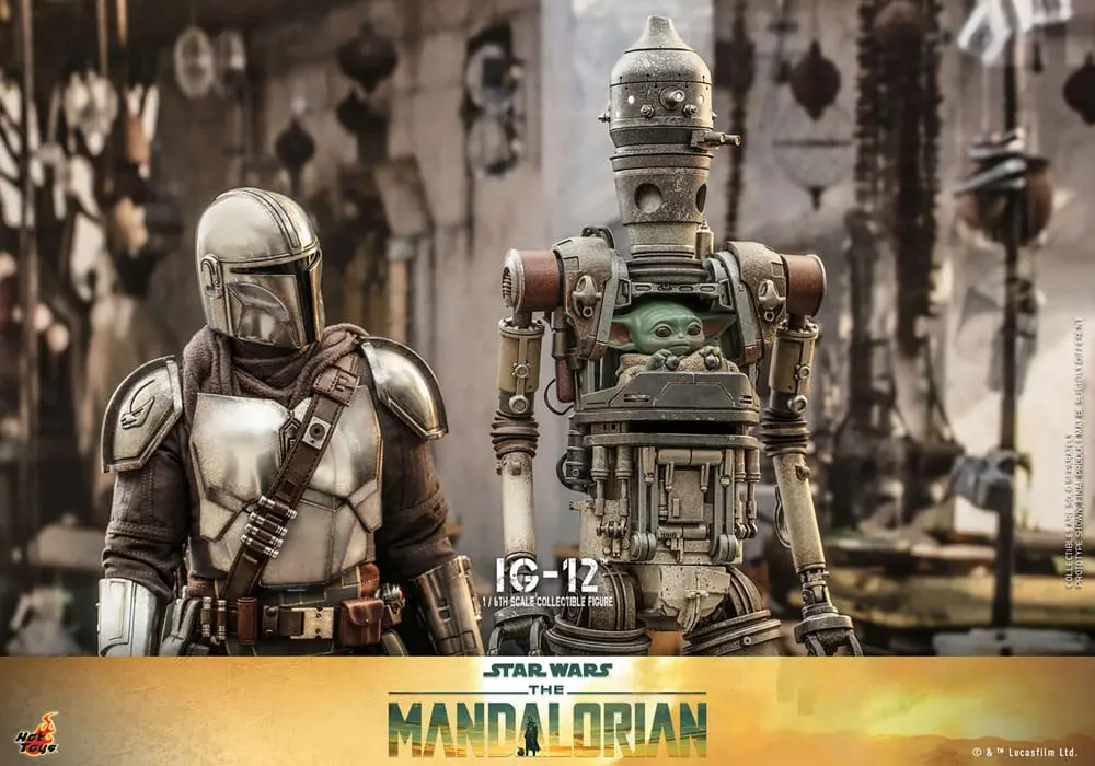 Star Wars: The Mandalorian Figurina de Acțiune 1/6 IG-12 36 cm poza produsului