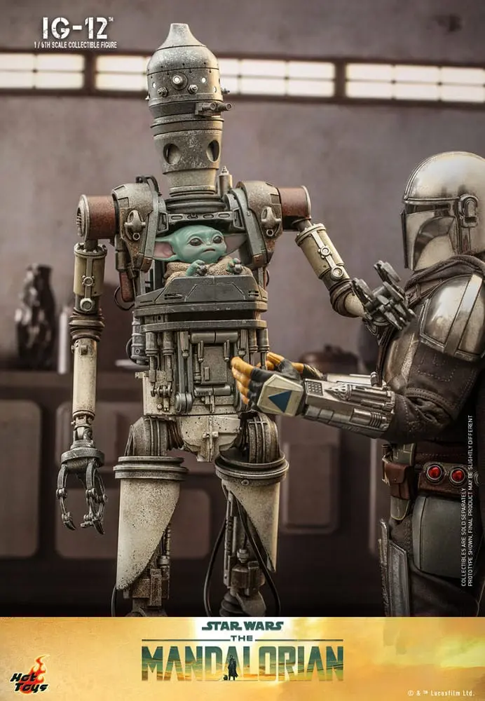 Star Wars: The Mandalorian Figurina de Acțiune 1/6 IG-12 36 cm poza produsului