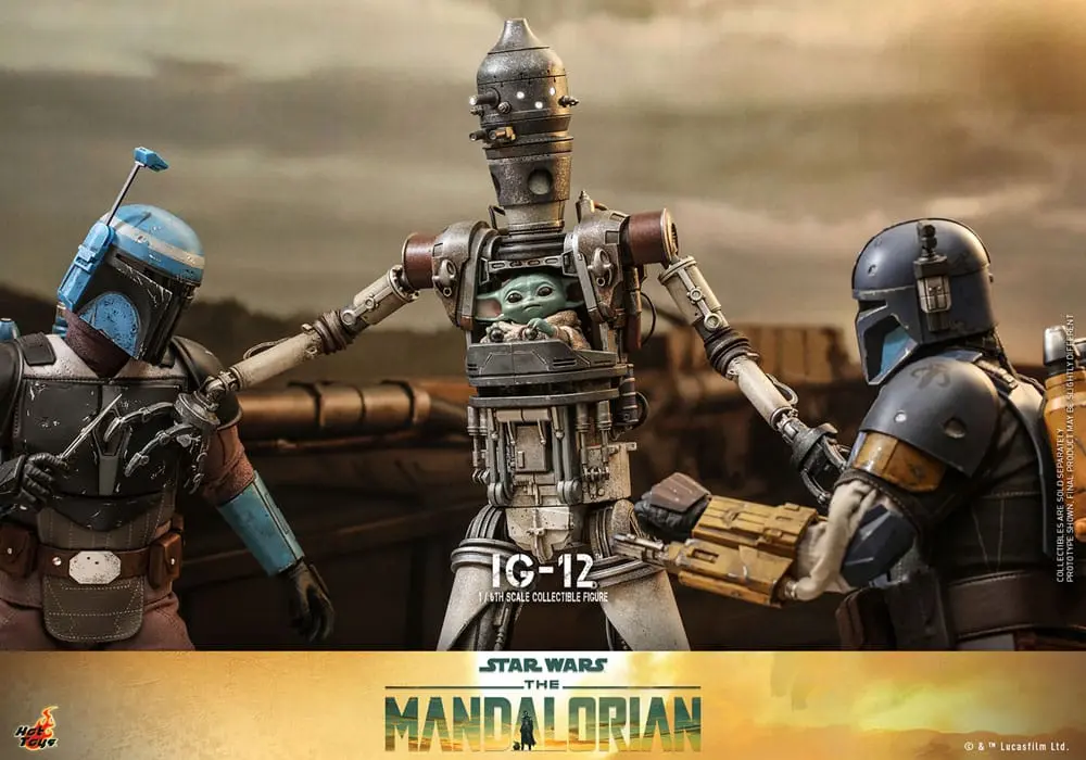 Star Wars: The Mandalorian Figurina de Acțiune 1/6 IG-12 36 cm poza produsului