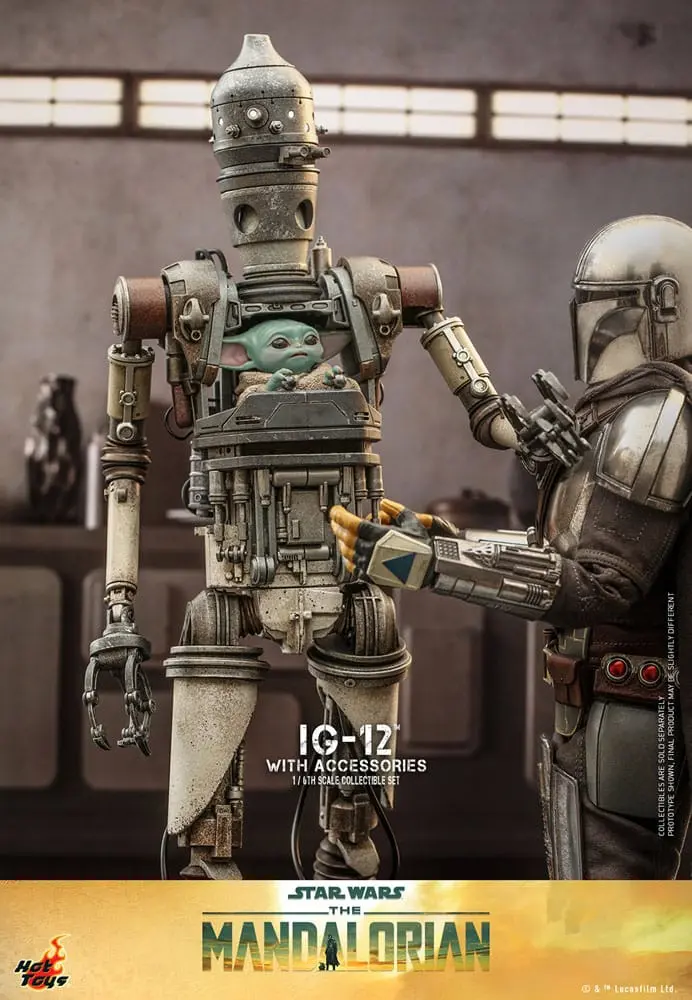 Star Wars: The Mandalorian Figurina de acțiune 1/6 IG-12 cu accesorii 36 cm poza produsului