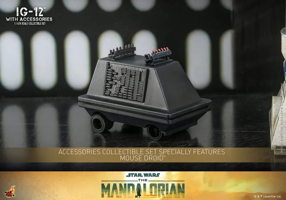 Star Wars: The Mandalorian Figurina de acțiune 1/6 IG-12 cu accesorii 36 cm poza produsului