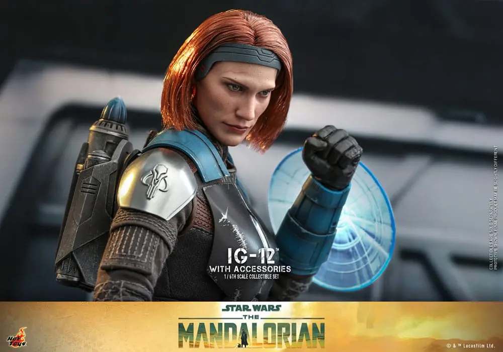 Star Wars: The Mandalorian Figurina de acțiune 1/6 IG-12 cu accesorii 36 cm poza produsului