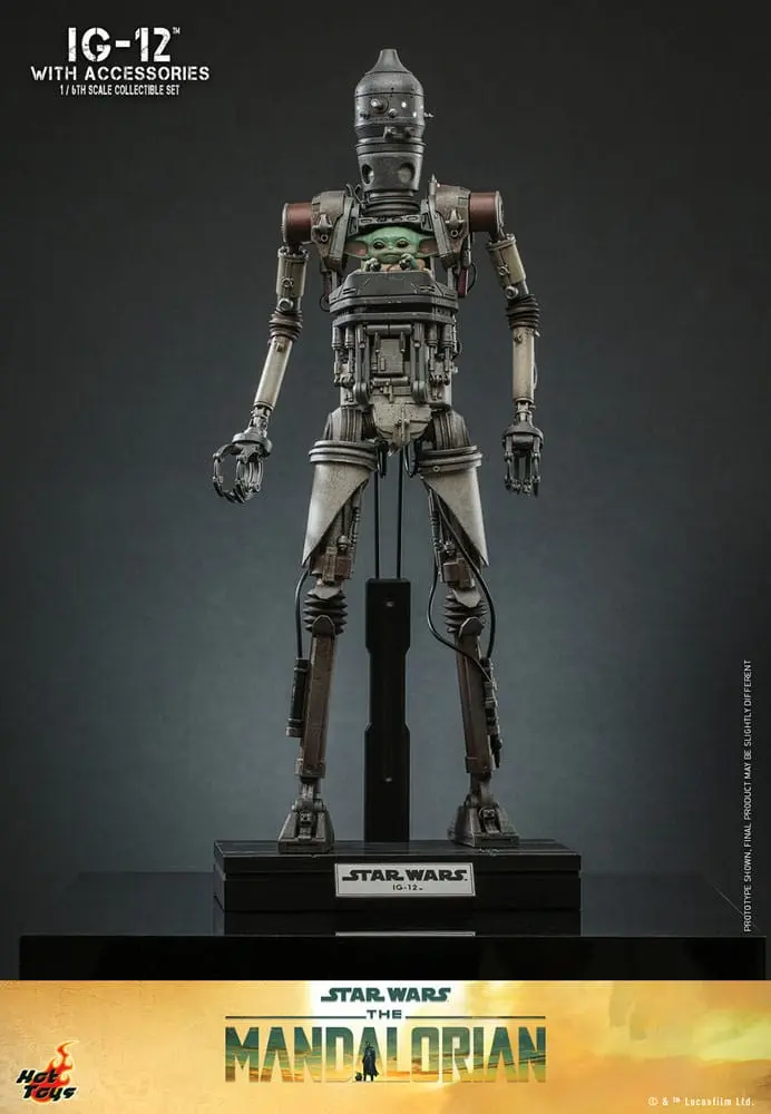 Star Wars: The Mandalorian Figurina de acțiune 1/6 IG-12 cu accesorii 36 cm poza produsului