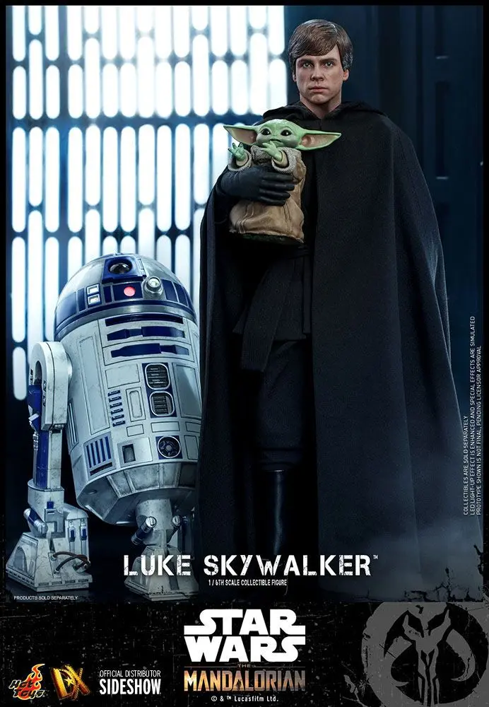 Star Wars The Mandalorian Figurina de acțiune 1/6 Luke Skywalker 30 cm poza produsului