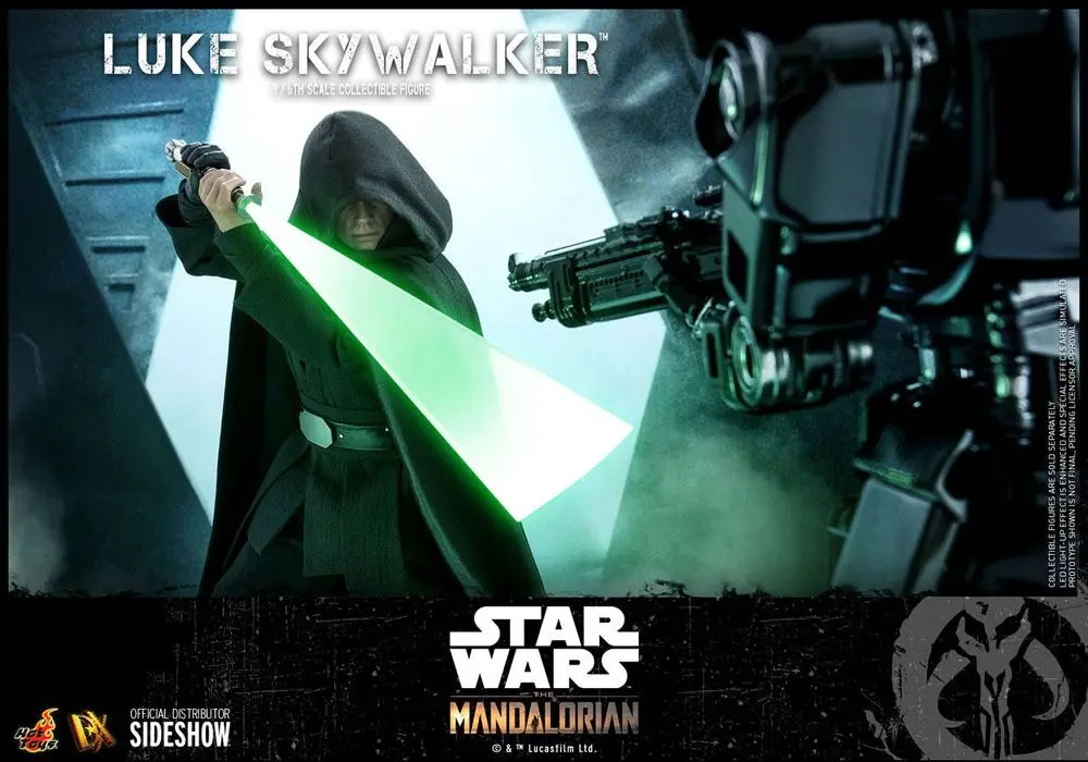 Star Wars The Mandalorian Figurina de acțiune 1/6 Luke Skywalker 30 cm poza produsului