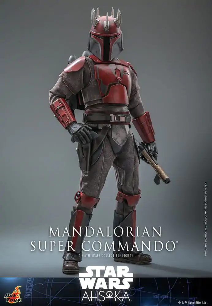 Star Wars: The Mandalorian Figurina de acțiune 1/6 Mandalorian Super Commando 31 cm poza produsului