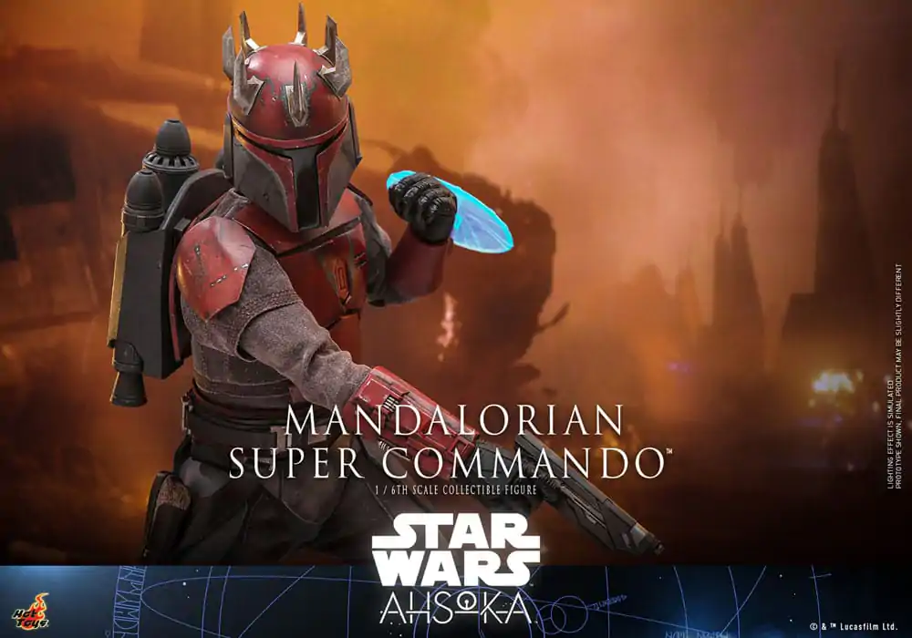 Star Wars: The Mandalorian Figurina de acțiune 1/6 Mandalorian Super Commando 31 cm poza produsului