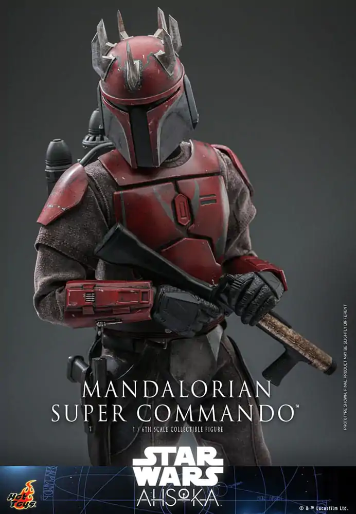 Star Wars: The Mandalorian Figurina de acțiune 1/6 Mandalorian Super Commando 31 cm poza produsului