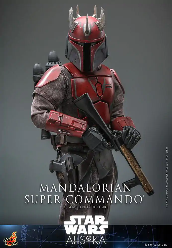 Star Wars: The Mandalorian Figurina de acțiune 1/6 Mandalorian Super Commando 31 cm poza produsului