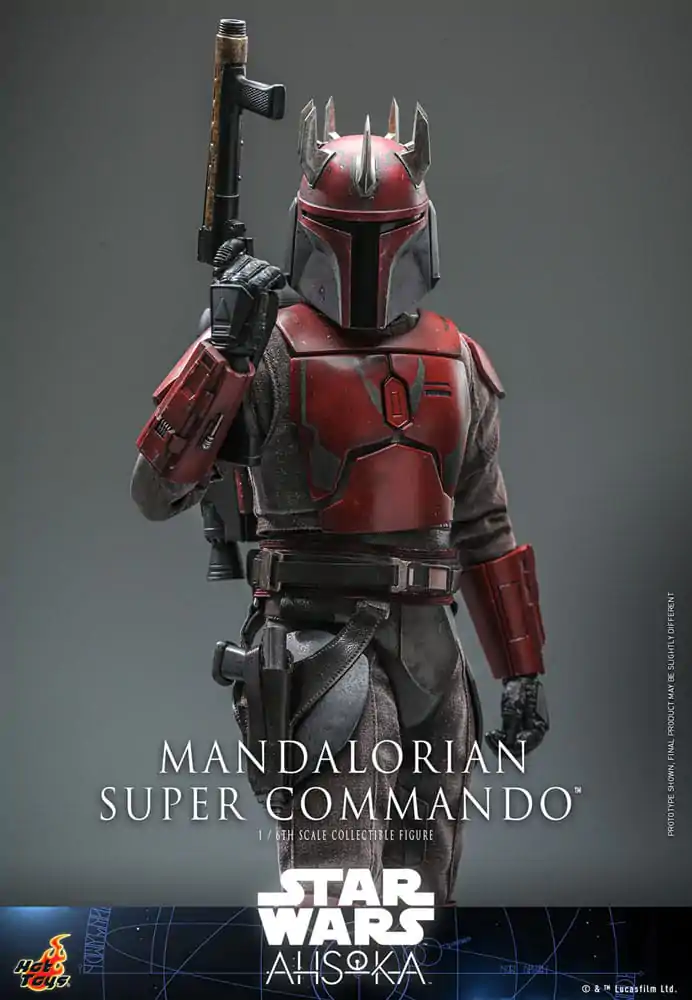 Star Wars: The Mandalorian Figurina de acțiune 1/6 Mandalorian Super Commando 31 cm poza produsului