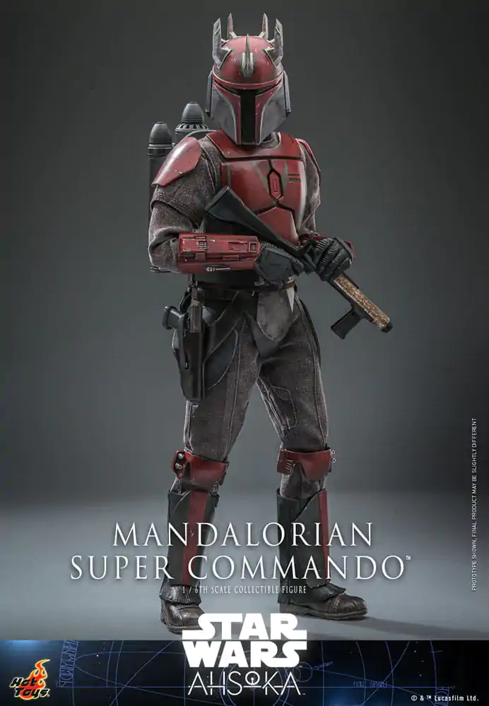 Star Wars: The Mandalorian Figurina de acțiune 1/6 Mandalorian Super Commando 31 cm poza produsului