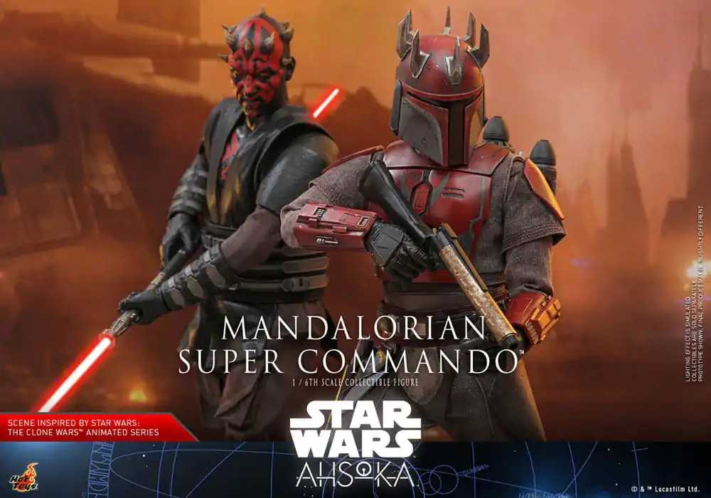 Star Wars: The Mandalorian Figurina de acțiune 1/6 Mandalorian Super Commando 31 cm poza produsului