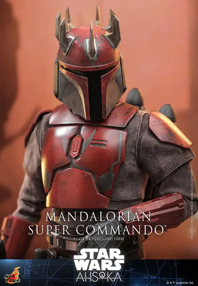 Star Wars: The Mandalorian Figurina de acțiune 1/6 Mandalorian Super Commando 31 cm poza produsului