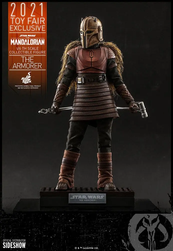 Star Wars The Mandalorian Figurina de actiune 1/6 The Armorer 2021 Toy Fair Exclusive 29 cm poza produsului