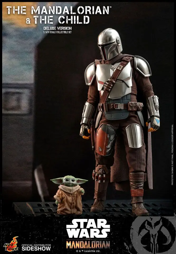 Star Wars The Mandalorian figurina de actiune pachet de 2 bucati 1/6 The Mandalorian & The Child Deluxe 30 cm poza produsului