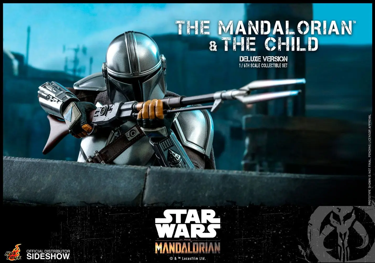 Star Wars The Mandalorian figurina de actiune pachet de 2 bucati 1/6 The Mandalorian & The Child Deluxe 30 cm poza produsului
