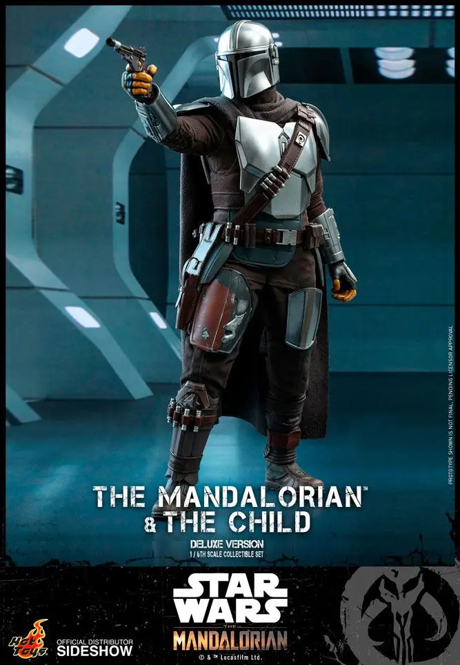 Star Wars The Mandalorian figurina de actiune pachet de 2 bucati 1/6 The Mandalorian & The Child Deluxe 30 cm poza produsului