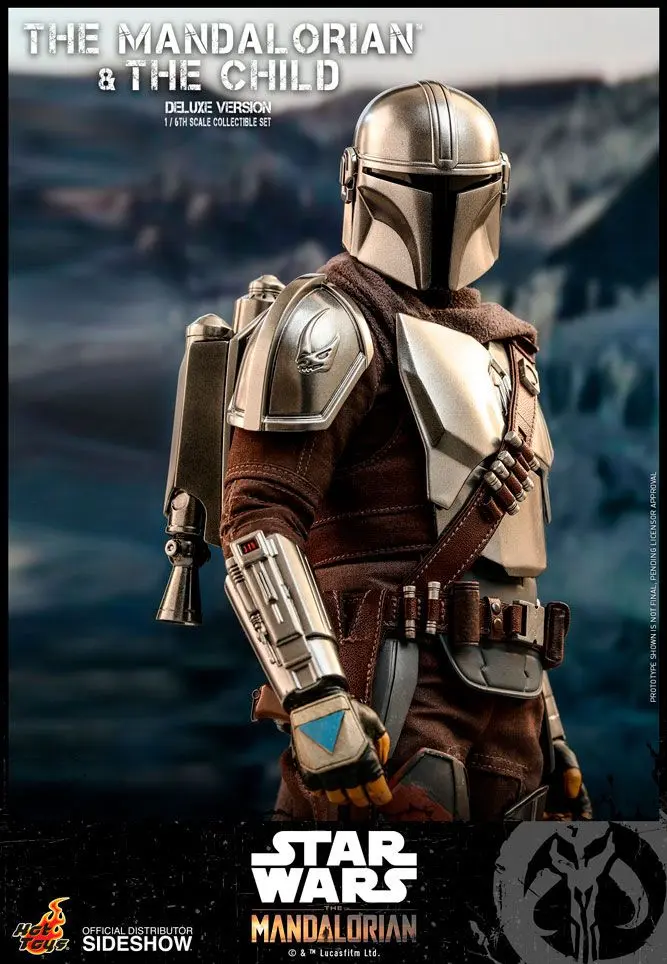 Star Wars The Mandalorian figurina de actiune pachet de 2 bucati 1/6 The Mandalorian & The Child Deluxe 30 cm poza produsului
