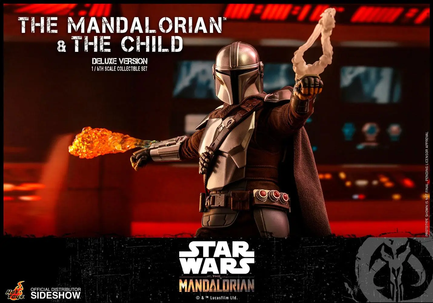 Star Wars The Mandalorian figurina de actiune pachet de 2 bucati 1/6 The Mandalorian & The Child Deluxe 30 cm poza produsului