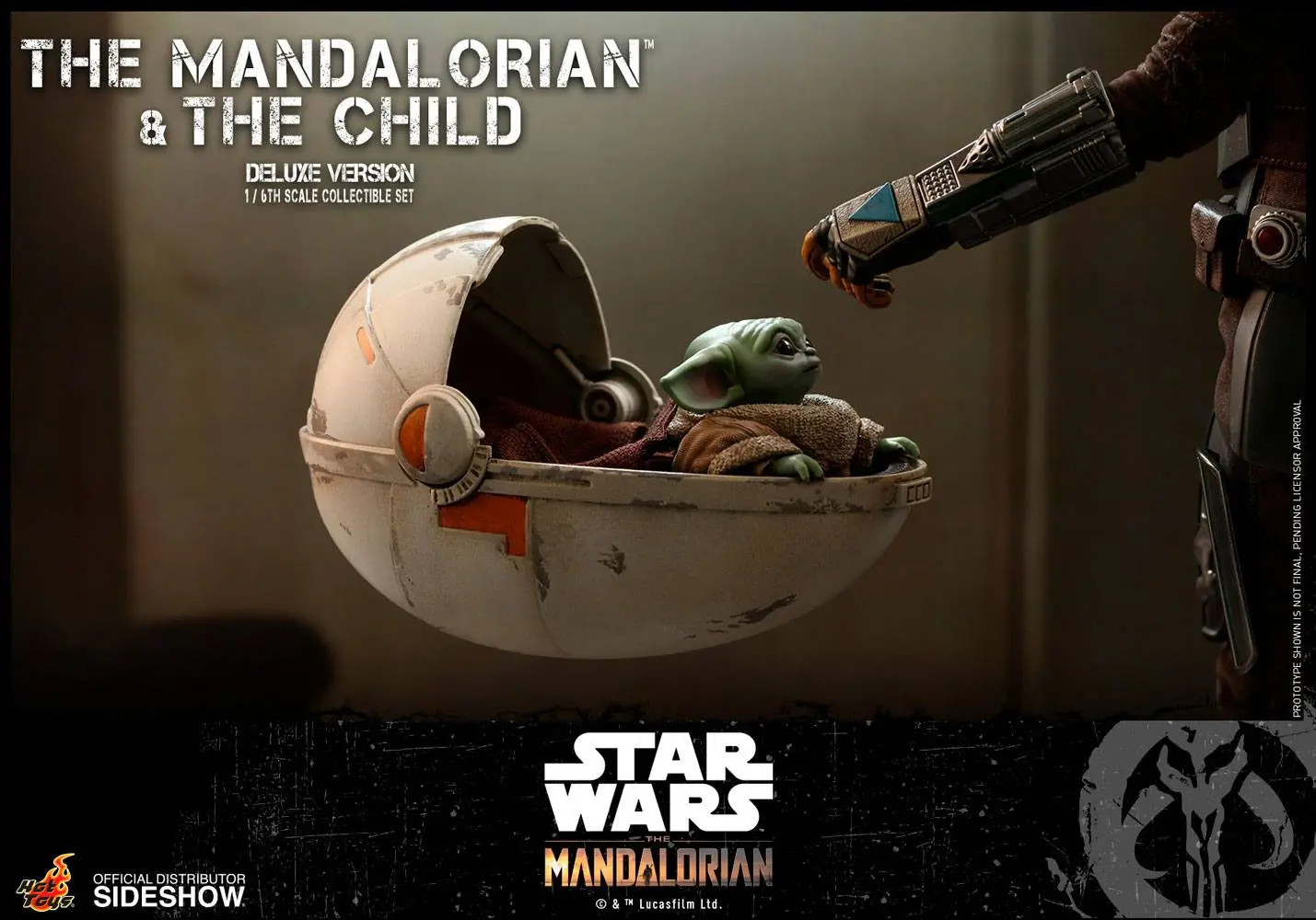 Star Wars The Mandalorian figurina de actiune pachet de 2 bucati 1/6 The Mandalorian & The Child Deluxe 30 cm poza produsului