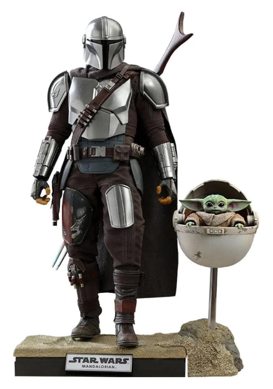 Star Wars The Mandalorian figurina de actiune pachet de 2 bucati 1/6 The Mandalorian & The Child Deluxe 30 cm poza produsului